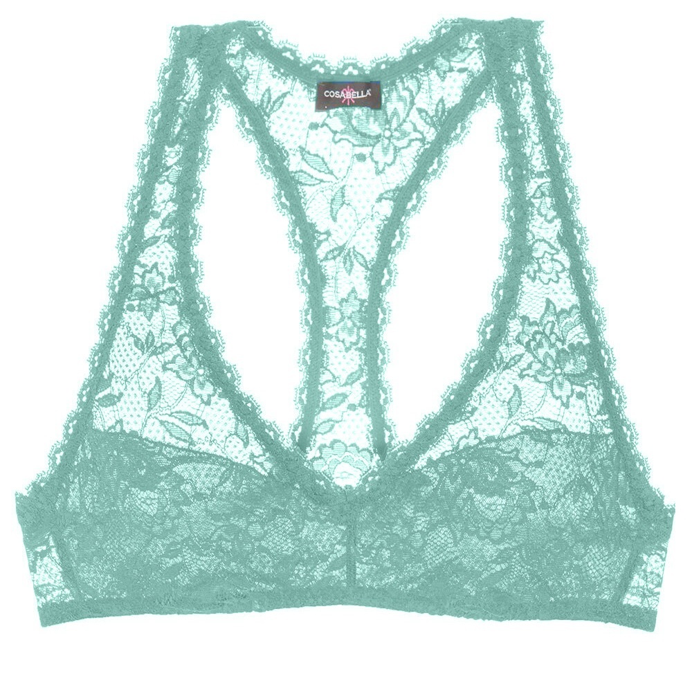 BNWT COSABELLA Never Say Never Racer Back Bralette in Mint Small